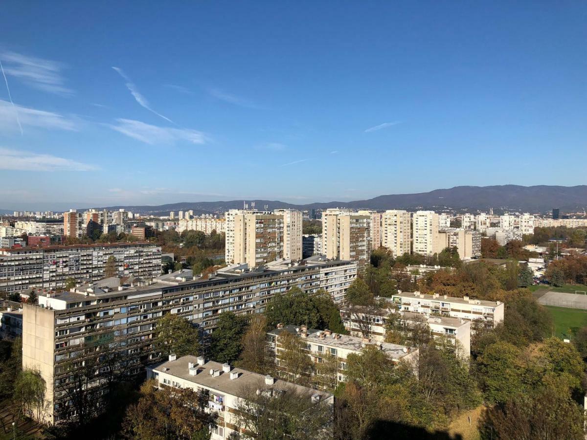 Apartmán Penthouse "Sky 17" S Balkonom I Besplatnim Parkingom Záhřeb Exteriér fotografie